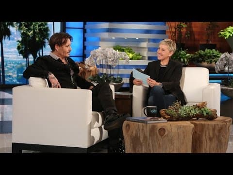 Ellen griluje v horkém křesle Johnnyho Deppa