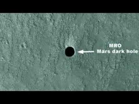 Tajemné černé díry na Marsu