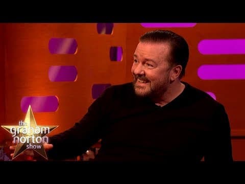Ricky Gervais o spolupráci s Davidem Bowiem a Patrickem Stewartem