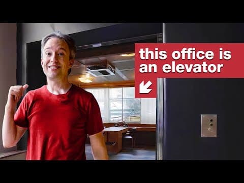 Baťova kancelář ve výtahu