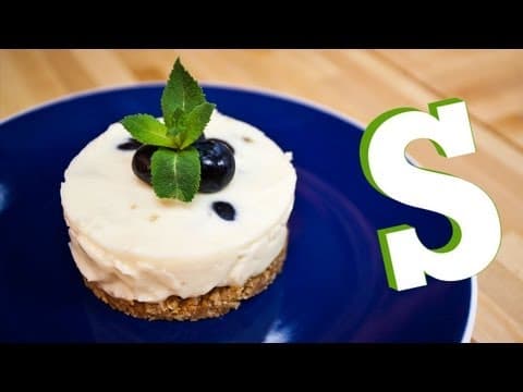 Tvarohový dortík s borůvkami