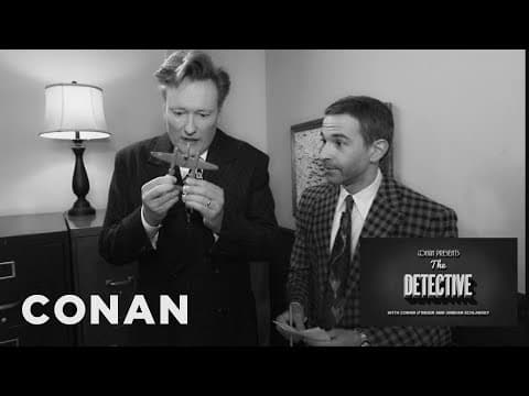 Conan a Jordan Schlansky v roli detektivů