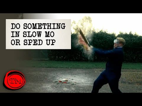 Udělejte něco, co bude vypadat skvěle zrychleně nebo zpomaleně