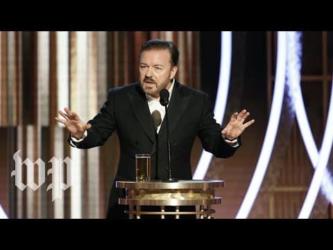 Ricky Gervais na Zlatých glóbech 2020