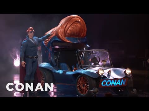 Conan představuje svoji superkáru