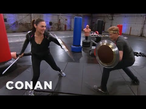 Conan trénuje s Wonder Woman