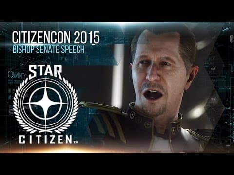Squadron 42: Řeč admirála Bishopa v senátu - Star Citizen