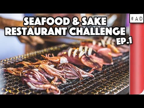 Výzva v Japonsku – Mořské plody a saké 1