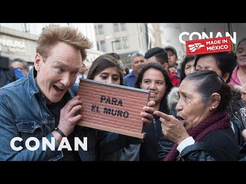 Conan v Mexiku #2: Sbírka na stavbu zdi a role v telenovele