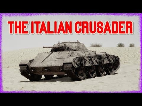 Italský Crusader neboli Celere Sahariano