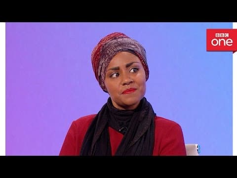 Nadiya Hussain a bowling