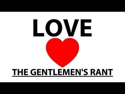 Názor gentlemanů na lásku