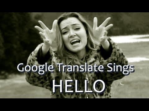 Adele z Google překladače