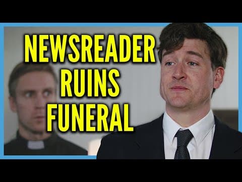 Smuteční řeč od hlasatele zpráv