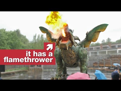 Robotický drak – největší chodící robot světa