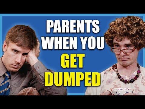 Jak reagují rodiče, když dostanete kopačky