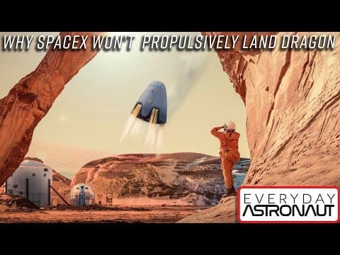 Proč nebude Dragon od SpaceX nakonec přistávat pomocí motorů?