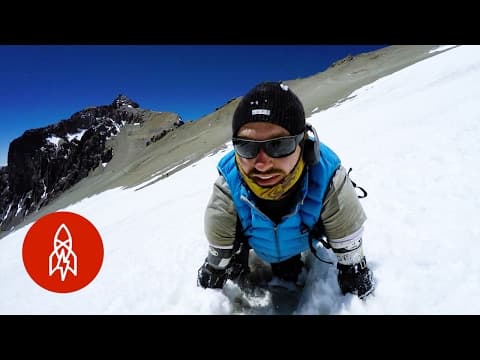 Horolezec bez rukou a nohou