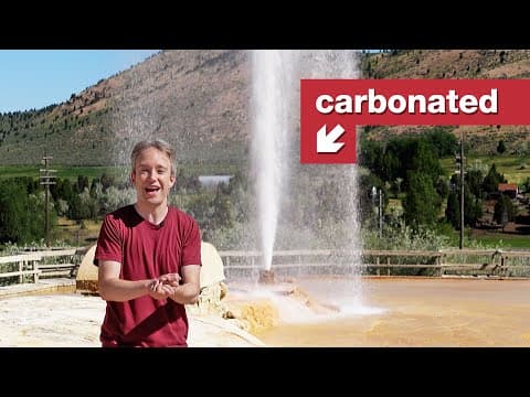 Gejzír perlivé vody