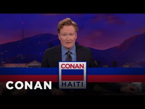 Conan se chystá na Haiti