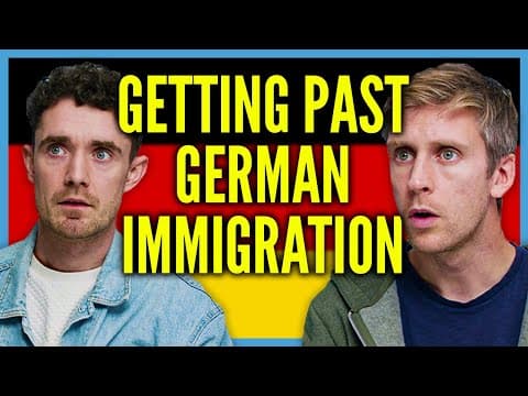 Jak se dostat přes německou imigrační kontrolu
