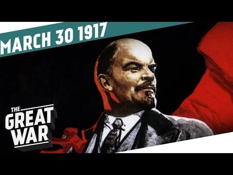 Lenin sedá na vlak
