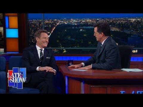 Bryan Cranston u Stephena Colberta