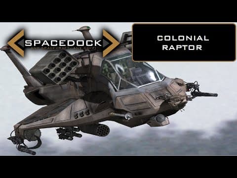 Koloniální Raptor z Battlestar Galactica