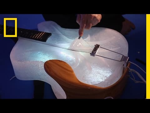 Hudební nástroje z ledu