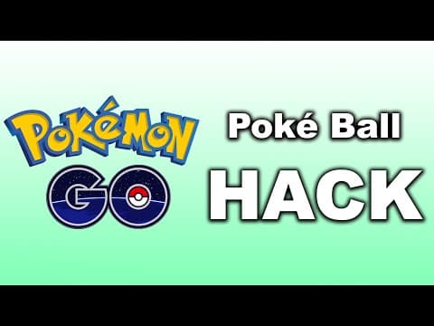 Pokemon GO Hack - realističtější pokebally