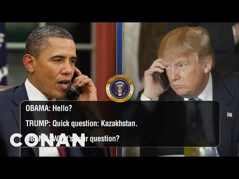 Uniklé telefonáty Obamy a Trumpa
