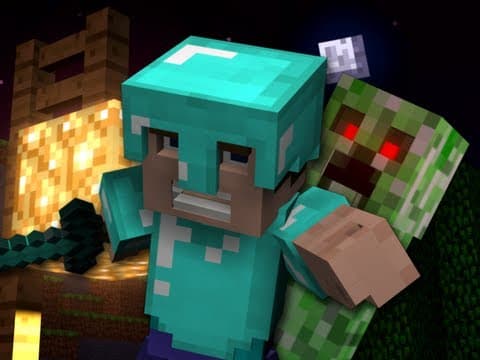 Usher - DJ Got Us Fallin' In Love Minecraft parodie