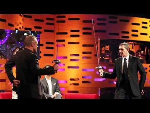 Antonio Banderas a šermování