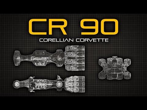 Korveta CR90 ze Star Wars