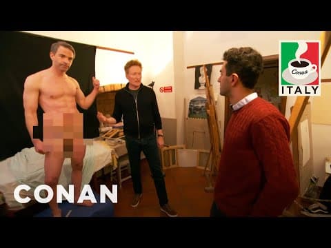 Conan v Itálii #3: Jordan jako nahý model