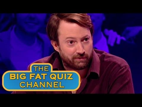 Big Fat Quiz – David Walliams a penis