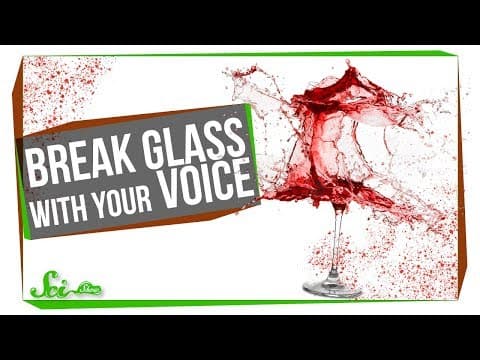 Můžeme rozbít sklenici svým hlasem?