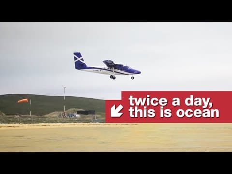 Letiště, kde se přistává na pláži