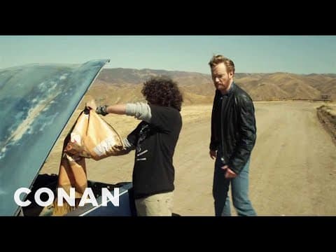 Conan O'Brien skáče z útesu