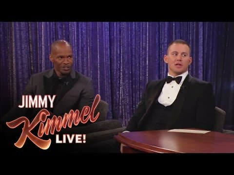 Channing Tatum a Jamie Foxx u Jimmyho Kimmela