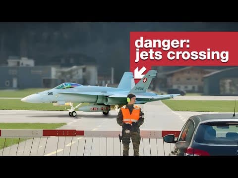 Ranvej, přes kterou vede silnice