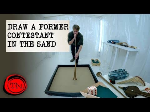 Nakreslete bývalého soutěžícího do písku
