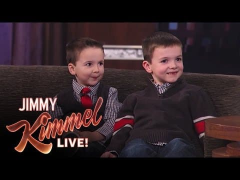 Bratři Jake a CJ u Jimmyho Kimmela