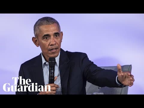 Barack Obama: Poukazování na chyby není aktivismus