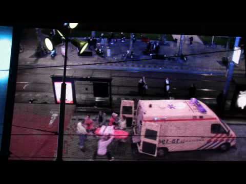 Interaktivní billboard proti násilí na ulicích