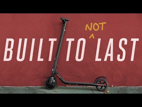 Proč elektrické koloběžky asi dlouho nevydrží