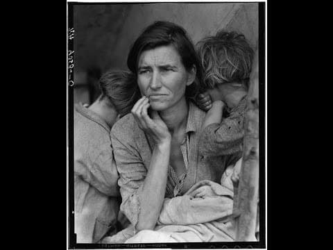 Světoznámé fotky: Dorothea Lang – Migrant Mother