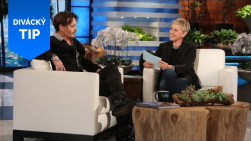 Ellen griluje v horkém křesle Johnnyho Deppa
