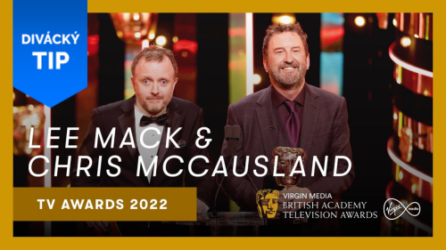 Lee Mack a Chris McCausland uvádí ceny BAFTA